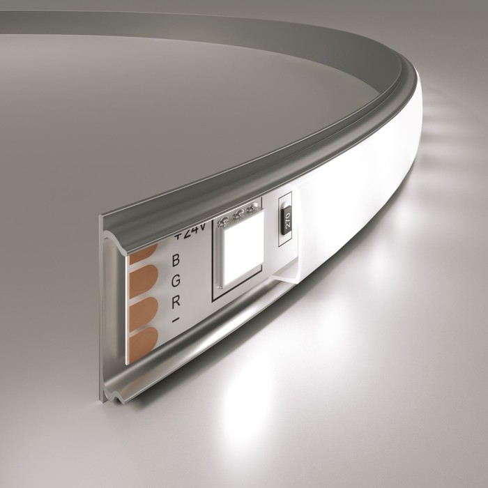 Профиль гибкий алюминиевый Elektrostandard, для светодиодных лент LL-2-ALP012 2000x15x6,4 мм фотографии