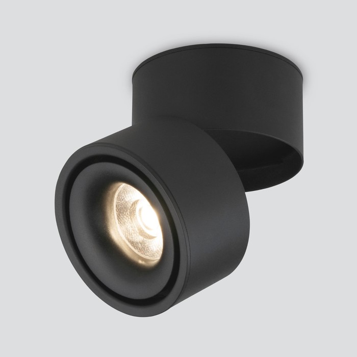 Светильник потолочный акцентный (спот) Elektrostandard, Klips LED 15 Вт, 100x100x106 мм, IP20, цвет чёрный матовый