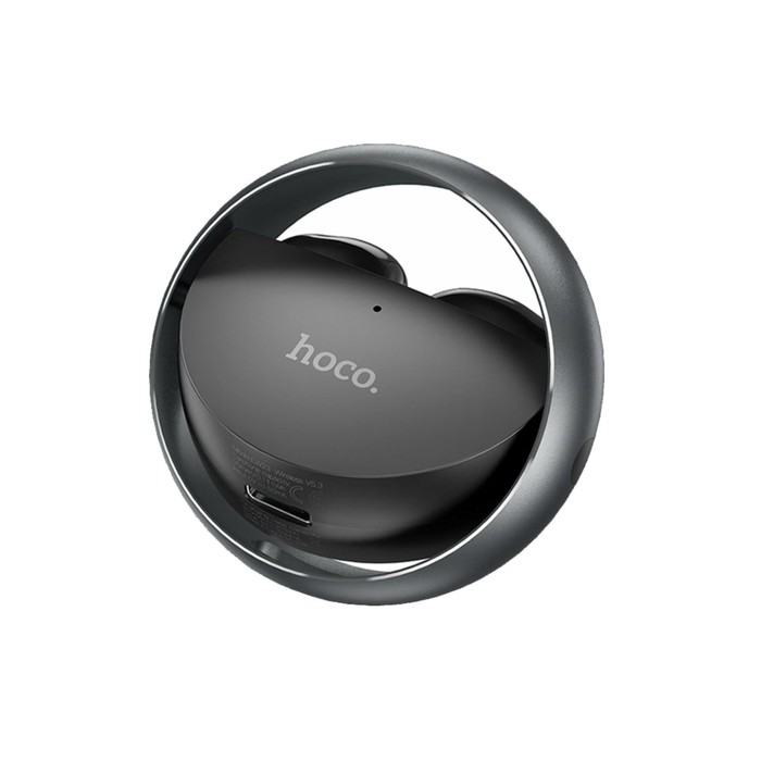 фото Наушники hoco ew23 tws, беспроводные, вкладыши, bt5.3, 30/250 мач, микрофон, серые