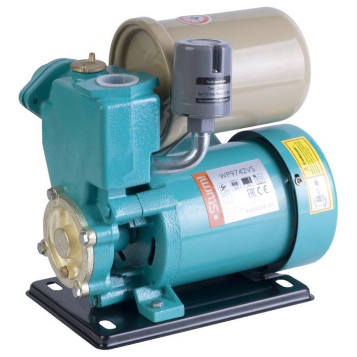 

Насосная станция Sturm! WP9742VS, 420 Вт, высота подачи воды 32 м, 33.3 л/мин