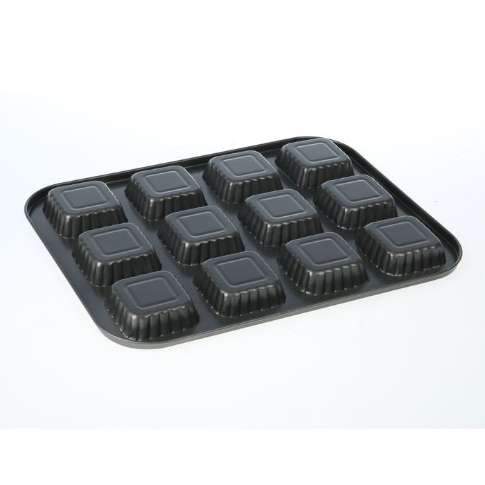 Форма для выпечки "Карри", 12 ячеек, антипригарное покрытие