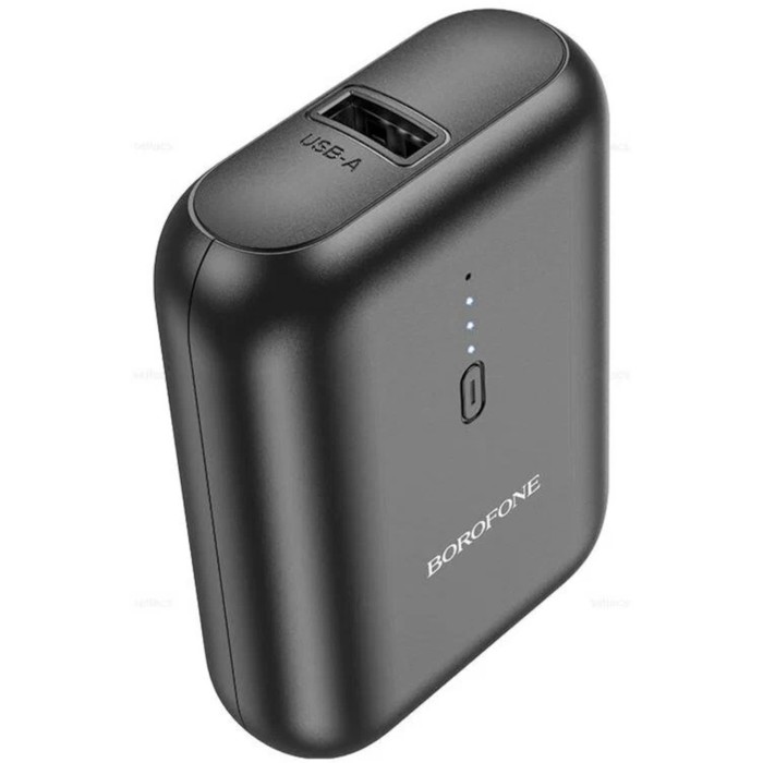 Внешний аккумулятор Borofone BJ31, 5000 мАч, USB/Type-C, 2 A, чёрный внешний аккумулятор borofone 5000 mah bj31 черный