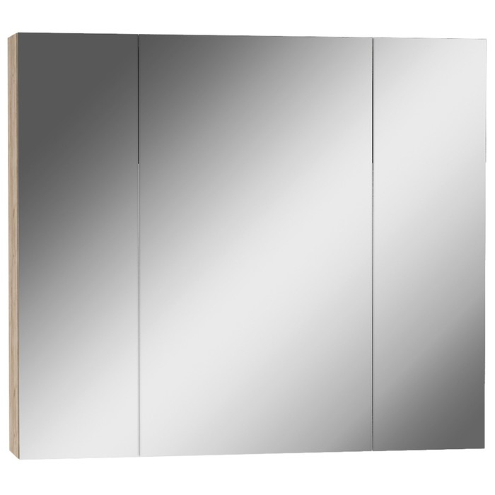 шкаф зеркало 3d 50 эл правый домино Зеркало шкаф для ванной комнаты Домино Bruno 80, левый/правый