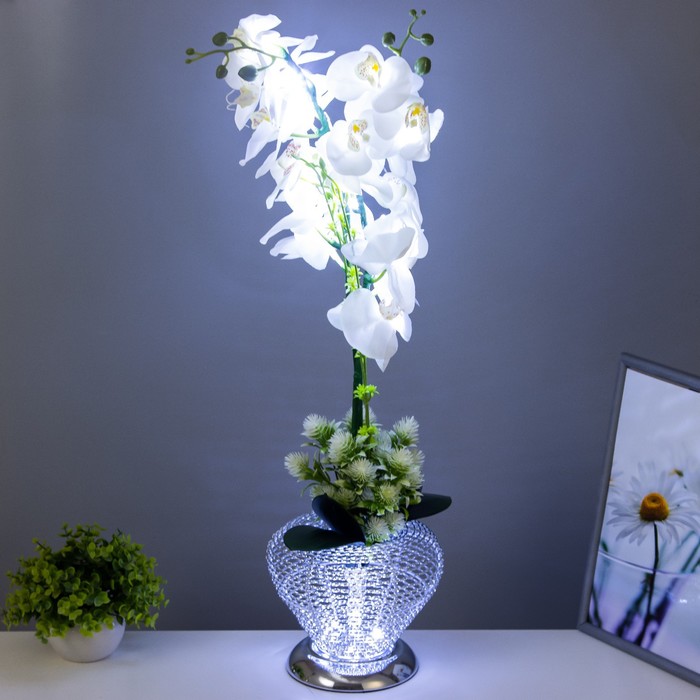

Ночник "Орхидея" 18хLED 4000К белый 20х20х60см RISALUX