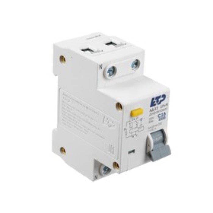 Дифференциальный автомат АД-12 1P+N 16A/10мА (хар. С) ETP