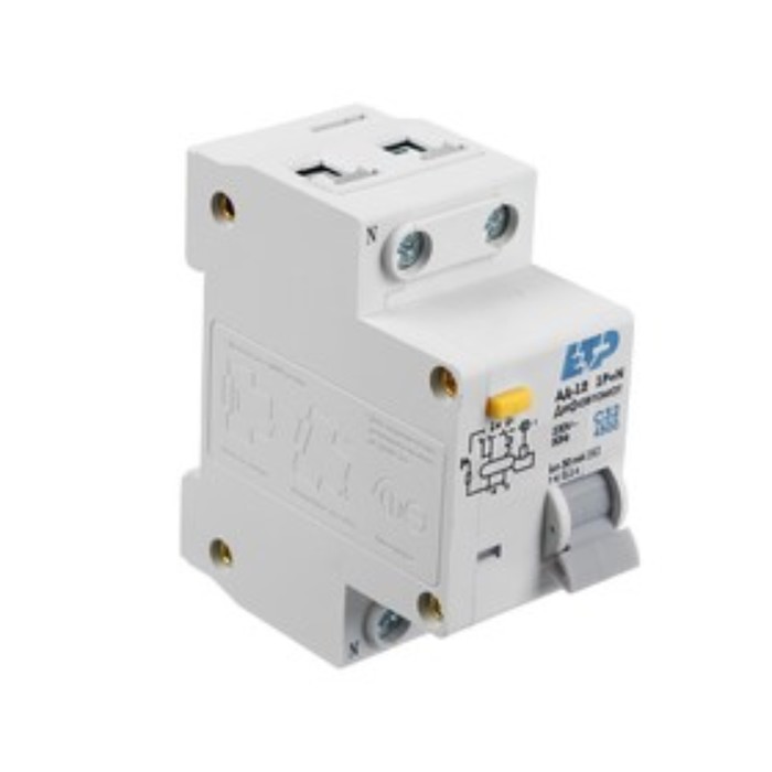 Дифференциальный автомат АД-12 1P+N 32A/30мА (хар. С) ETP