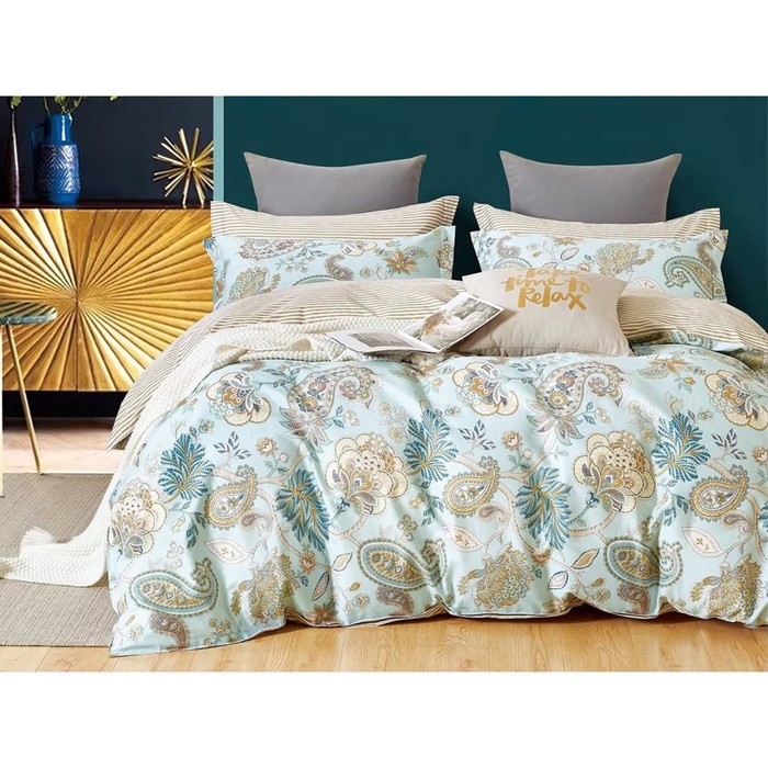

Постельное бельё Satin de Luxe 1.5 сп, размер 160x230 см, 150x210 см, 70x70 см - 2 шт