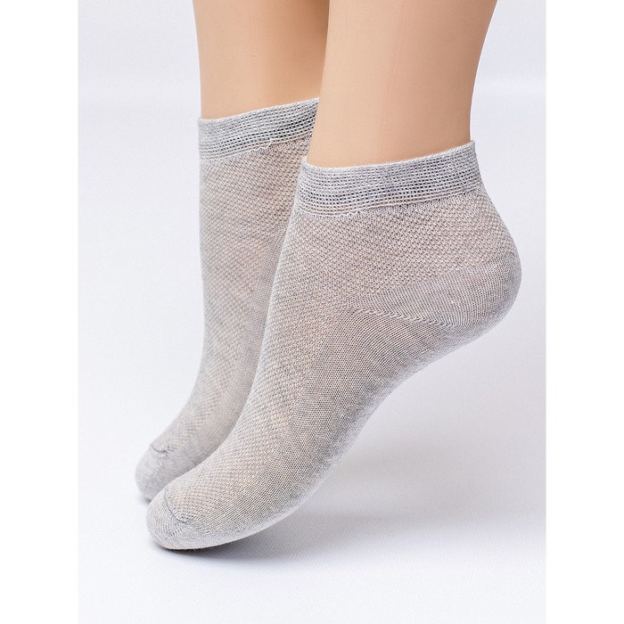 Носки детские, размер 12, цвет светло-серый меланж