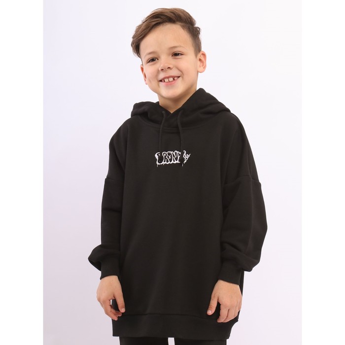 

Пуловер для мальчика, рост 110 см, цвет чёрный