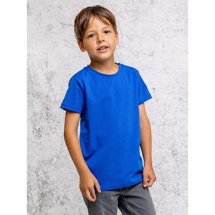 Футболка детская, рост 110 см, цвет синий футболка детская цвет синий попугай рост 110 см