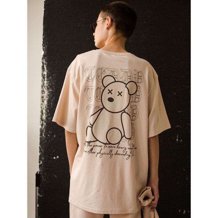 

Футболка детская, рост 128 см, цвет бежевый