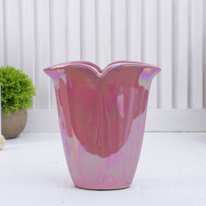 Ваза "Розовый рассвет" горшочек