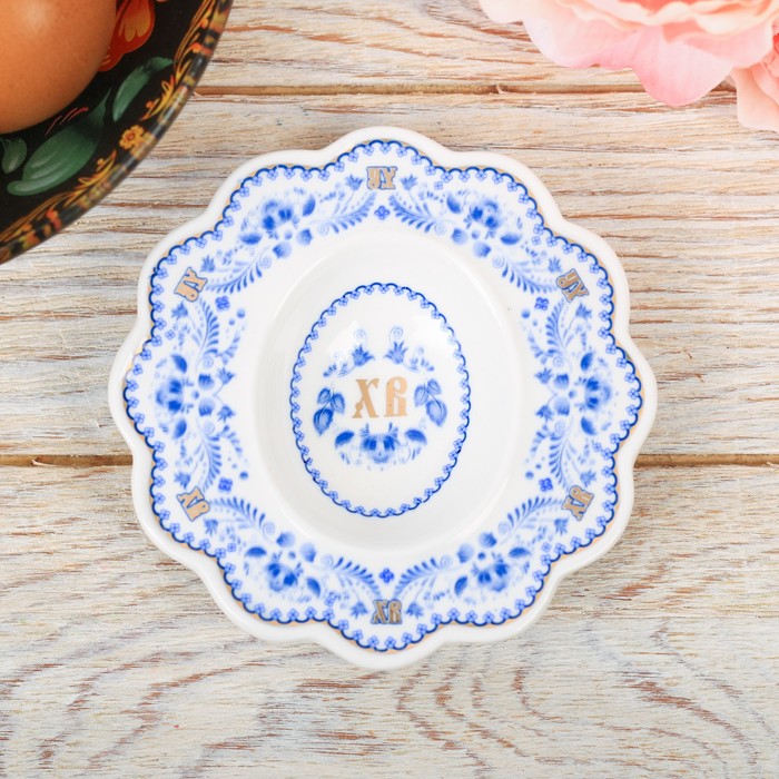 Фигурная подставка на 1 яйцо "Цветок"