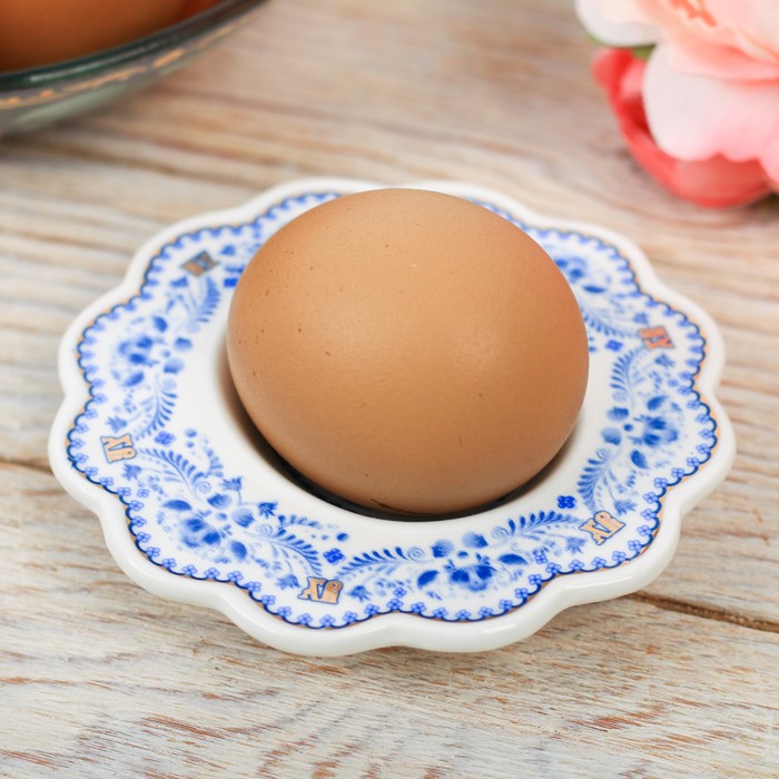 Фигурная подставка на 1 яйцо "Цветок"