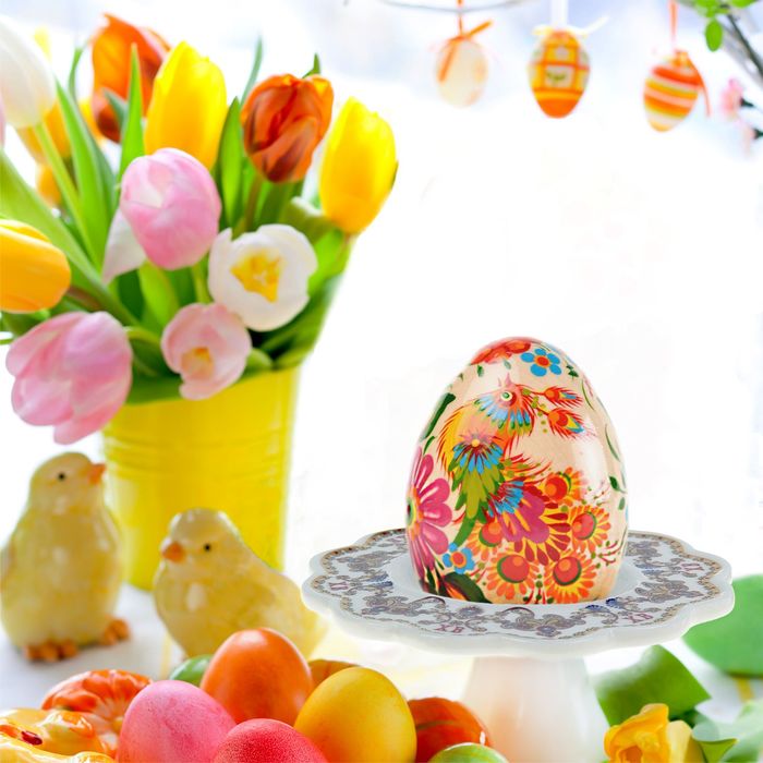 Фигурная подставка на 1 яйцо "Цветок. Восточная"