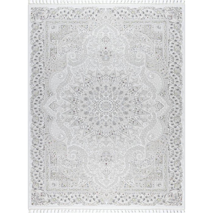 

Ковёр прямоугольный Kirmanshah 38650A, размер 80x150 см, цвет white/white