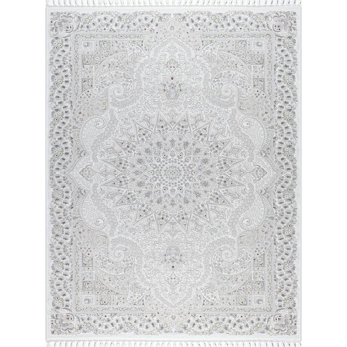 

Ковёр прямоугольный Kirmanshah 38650A, размер 150x300 см, цвет white/white
