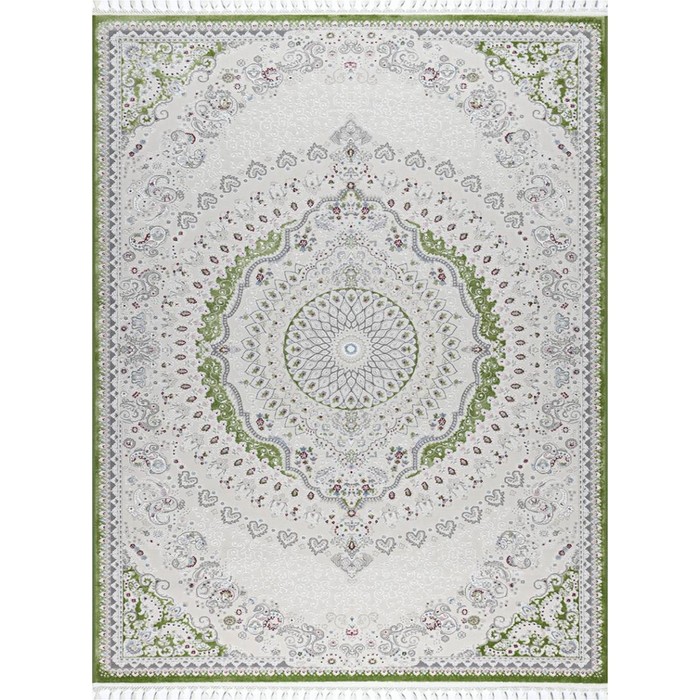 

Ковёр прямоугольный Kirmanshah 38861A, размер 200x290 см, цвет green/green