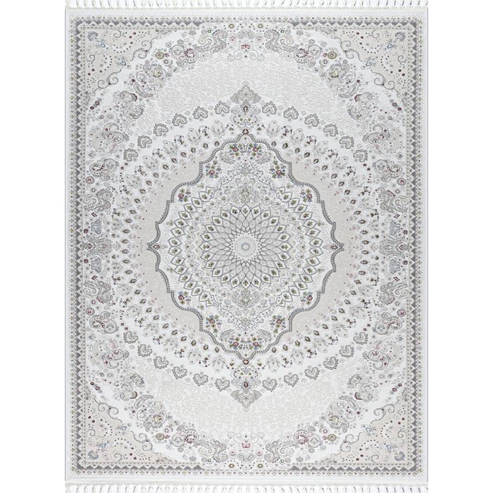 Ковёр прямоугольный Kirmanshah 38861A, размер 300x400 см, цвет white/white 23364