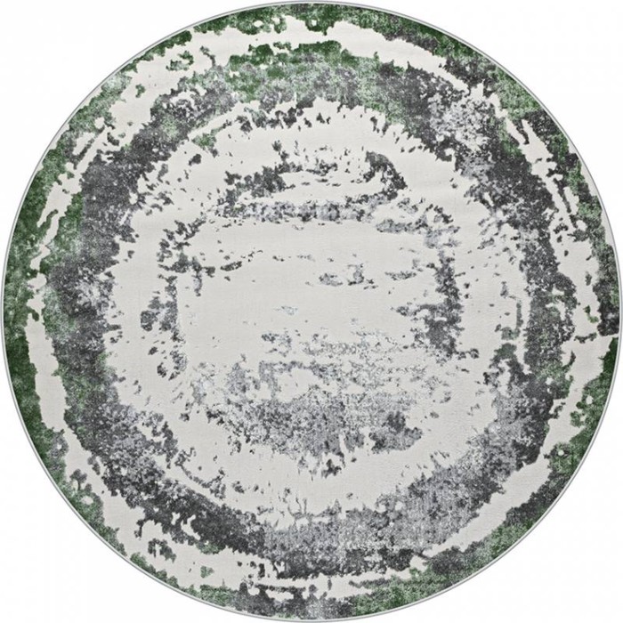 

Ковёр круглый Kleopatra 36897J, размер 300x300 см, цвет green fls/l.grey