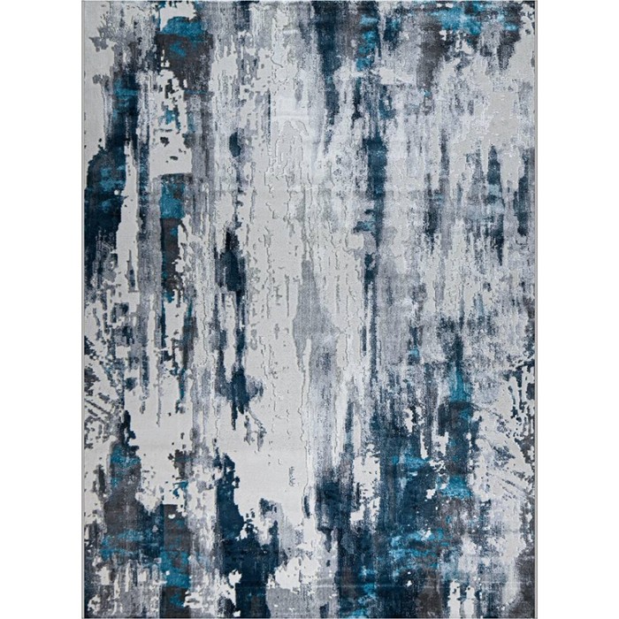 

Ковровая дорожка Kleopatra 37107A, размер 200x2000 см, цвет blue fls/l.grey
