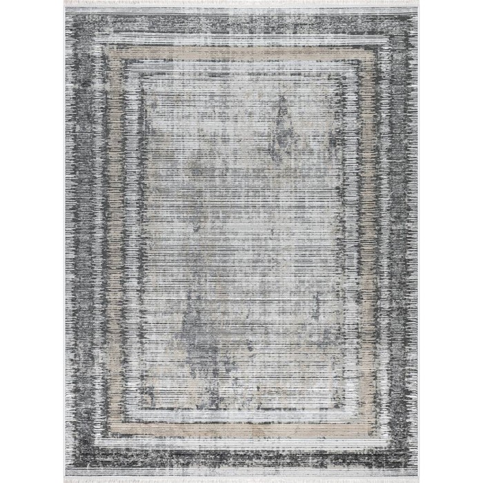 

Ковёр прямоугольный Ninova 38710A, размер 150x230 см, цвет l.grey/white