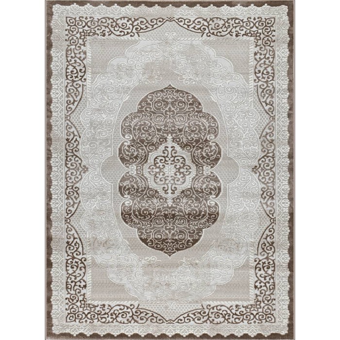 

Ковёр прямоугольный Rimma Lux 36867J, размер 240x340 см, цвет d.beige/beige