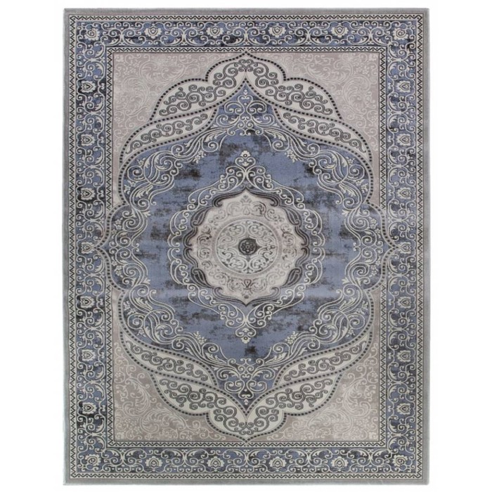 

Ковёр прямоугольный Rimma Lux 36868J, размер 200x300 см, цвет l.grey/blue