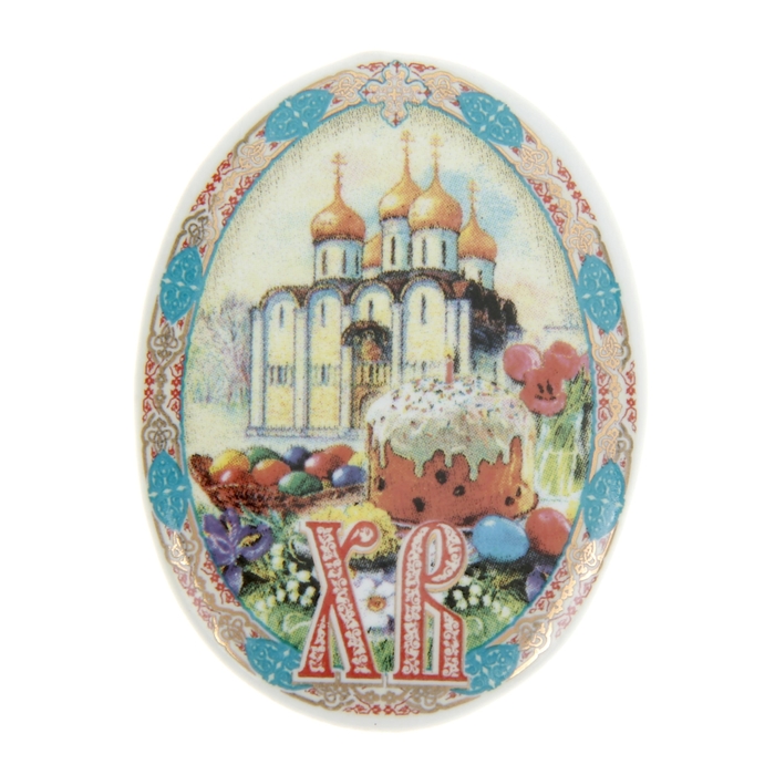 Керамический магнит "Пасхальная композиция"