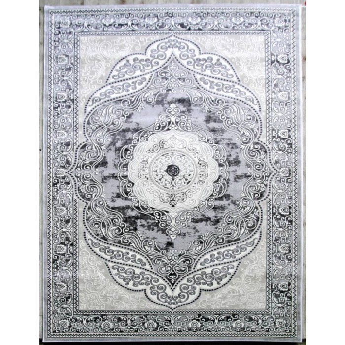 

Ковёр прямоугольный Rimma Lux 36868J, размер 160x230 см, цвет l.grey/grey