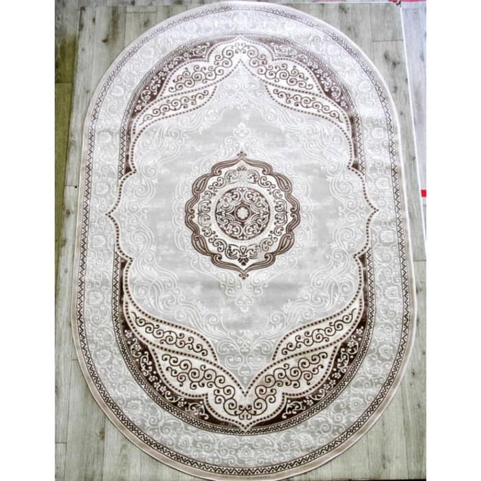 

Ковёр овальный Rimma Lux 36868K, размер 240x340 см, цвет cream/beige