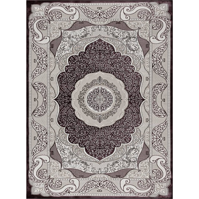 

Ковёр прямоугольный Rimma Lux 36891R, размер 100x200 см, цвет l.grey/lila