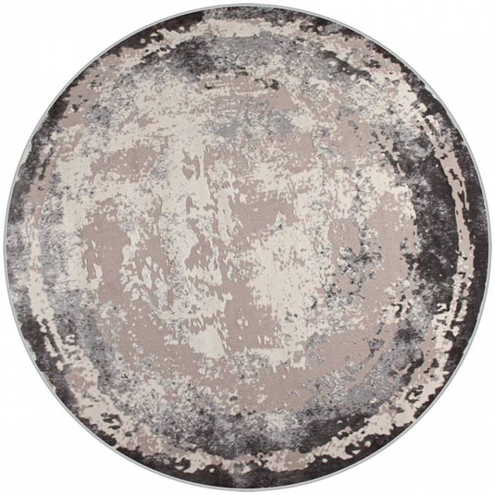 

Ковёр круглый Rimma Lux 36897J, размер 300x300 см, цвет l.grey/grey