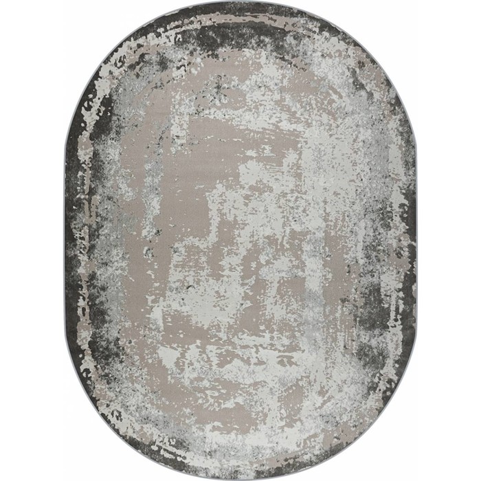 

Ковёр овальный Rimma Lux 36897J, размер 240x340 см, цвет l.grey/grey