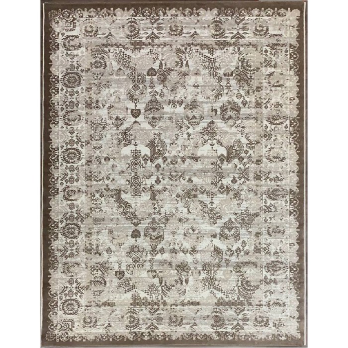 

Ковёр прямоугольный Rimma Lux 36903A, размер 100x300 см, цвет cream/d.beige