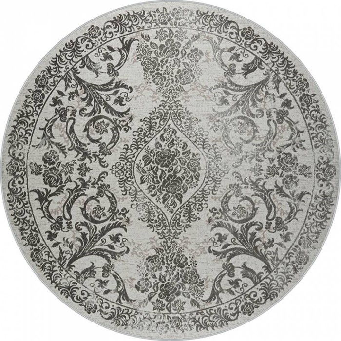 

Ковёр круглый Rimma Lux 36932J, размер 300x300 см, цвет cream/grey