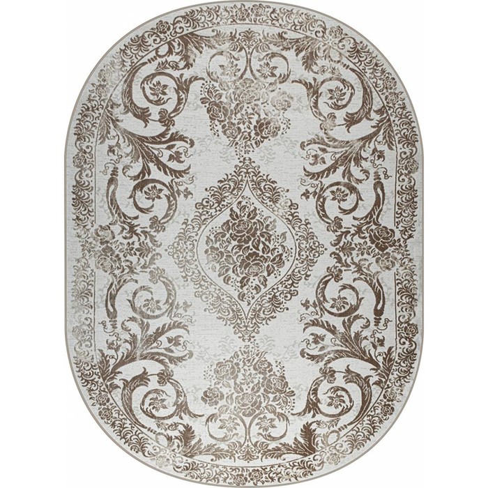 

Ковёр овальный Rimma Lux 36932J, размер 300x400 см, цвет cream/d.beige