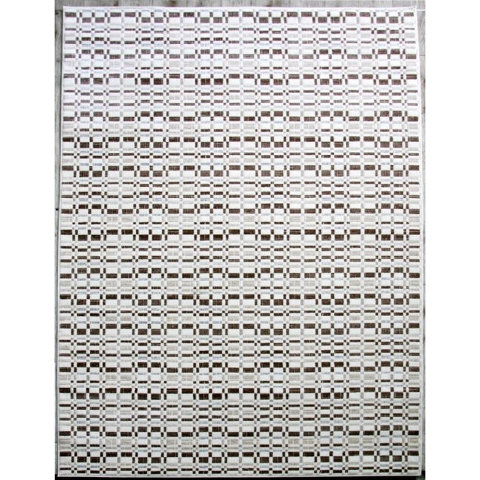 

Ковёр прямоугольный Rimma Lux 39456A, размер 60x110 см, цвет d.beige/beige