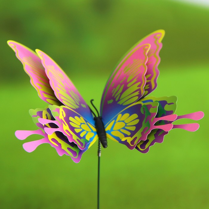 Набор декоративного штекера 6 шт. "Бабочка парусница" микс