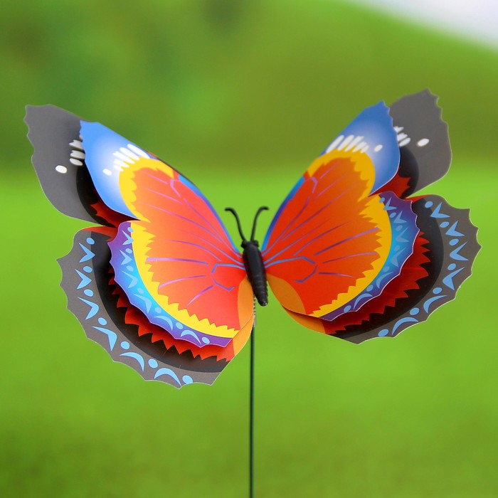 Набор декоративного штекера 6 шт. "Бабочка парусница" микс