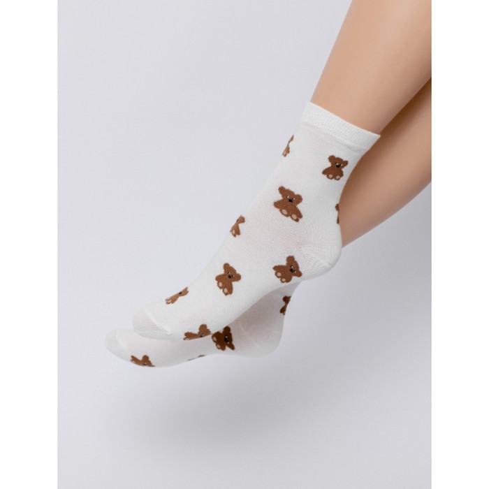 Носки детские, размер 18, цвет молочный носки детские цвет молочный размер 16 18