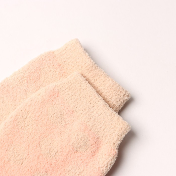 Носки женские махровые «Альпака», цвет персиковый, размер 36-40