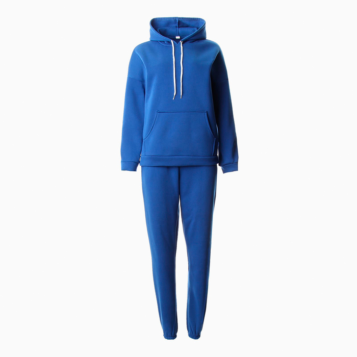 

Костюм женский с начёсом (джемпер/брюки), цвет синий, размер 58