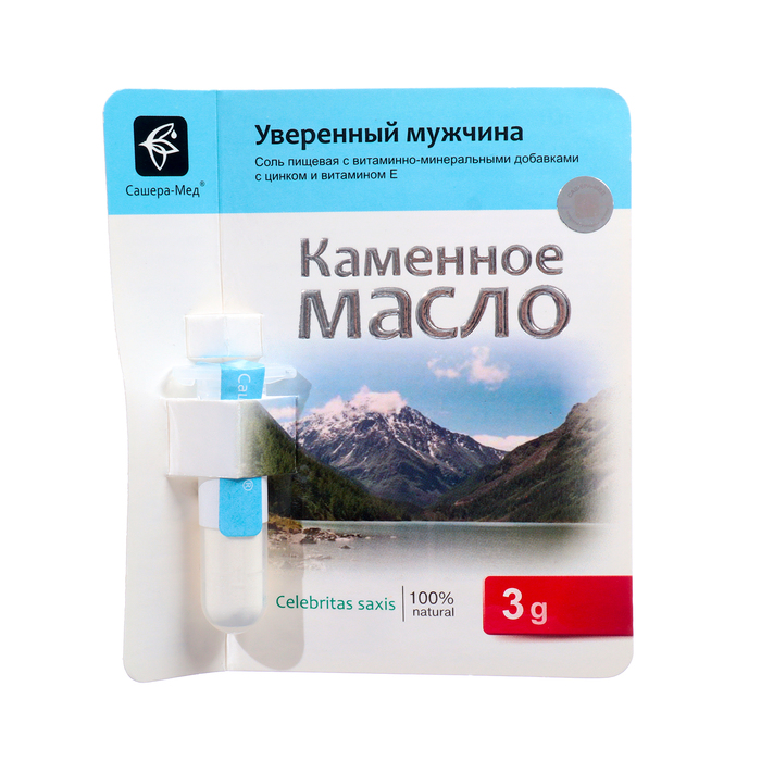 

Каменное масло "Уверенный мужчина" с цинком и витамином Е, 3 г
