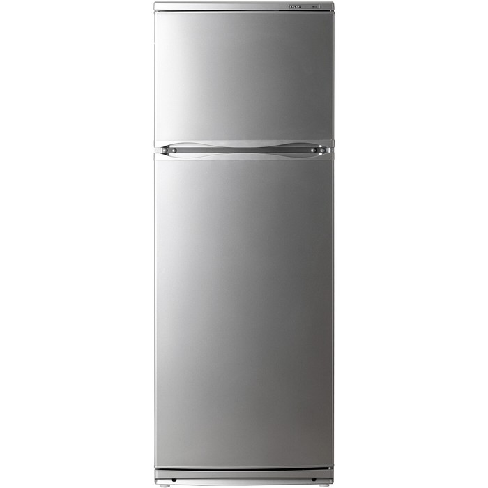 Холодильник ATLANT MXM-2835-08, двухкамерный, класс А, 280 л, серебристый холодильник атлант 2835 90 двухкамерный класс а 280 л белый