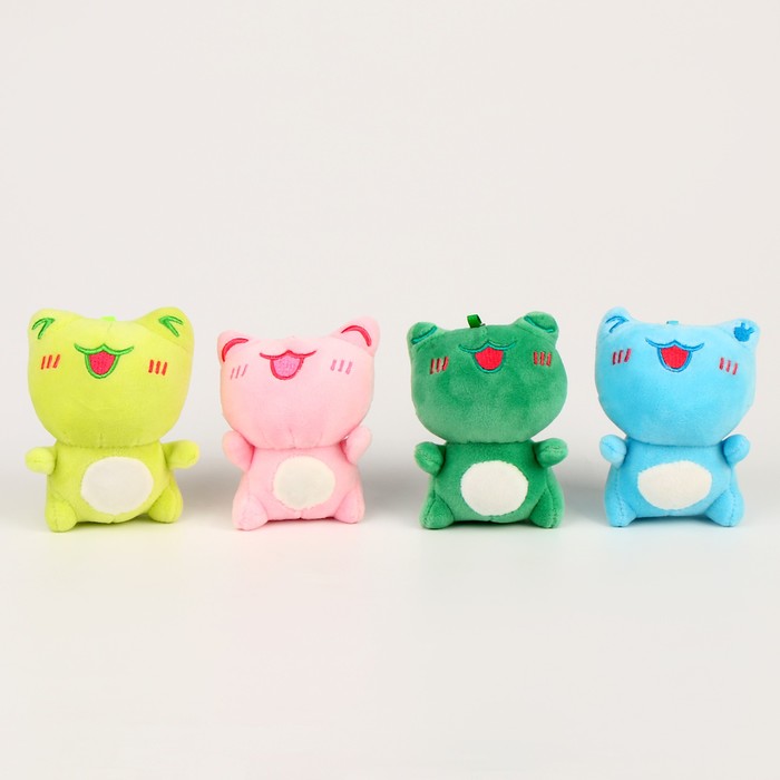 

Мягкая игрушка "Лягушка" на брелоке, 11 см, цвет МИКС