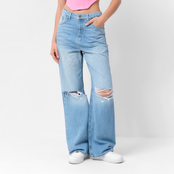 Брюки джинсовые женские MIST (26) размер 42 цена и фото