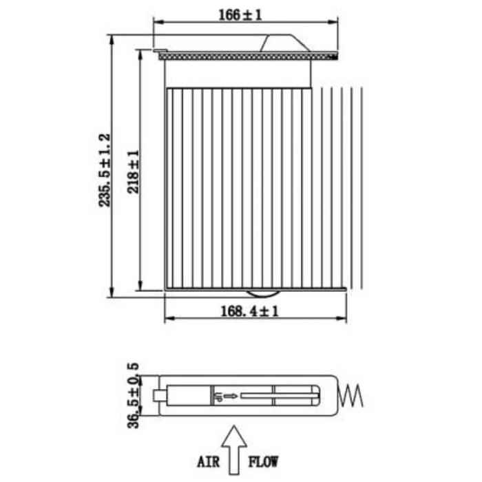 

Фильтр салонный Totachi TCA-556