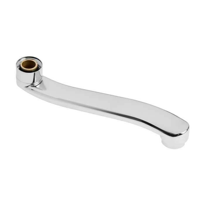 

Излив для смесителя ZEIN, 3/4", изогнутый, нерж. сталь, 20 см, аэратор пластик