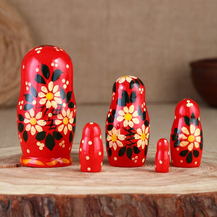 

Матрёшка «Ромашки», 5 кукольная, 11 см